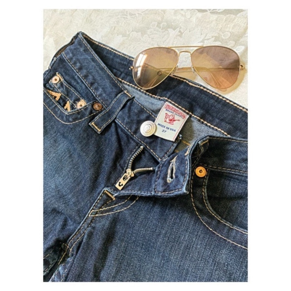 True Religion Jeans World Tour boot cut denim jeans Size 27 - Picture 4 of 8